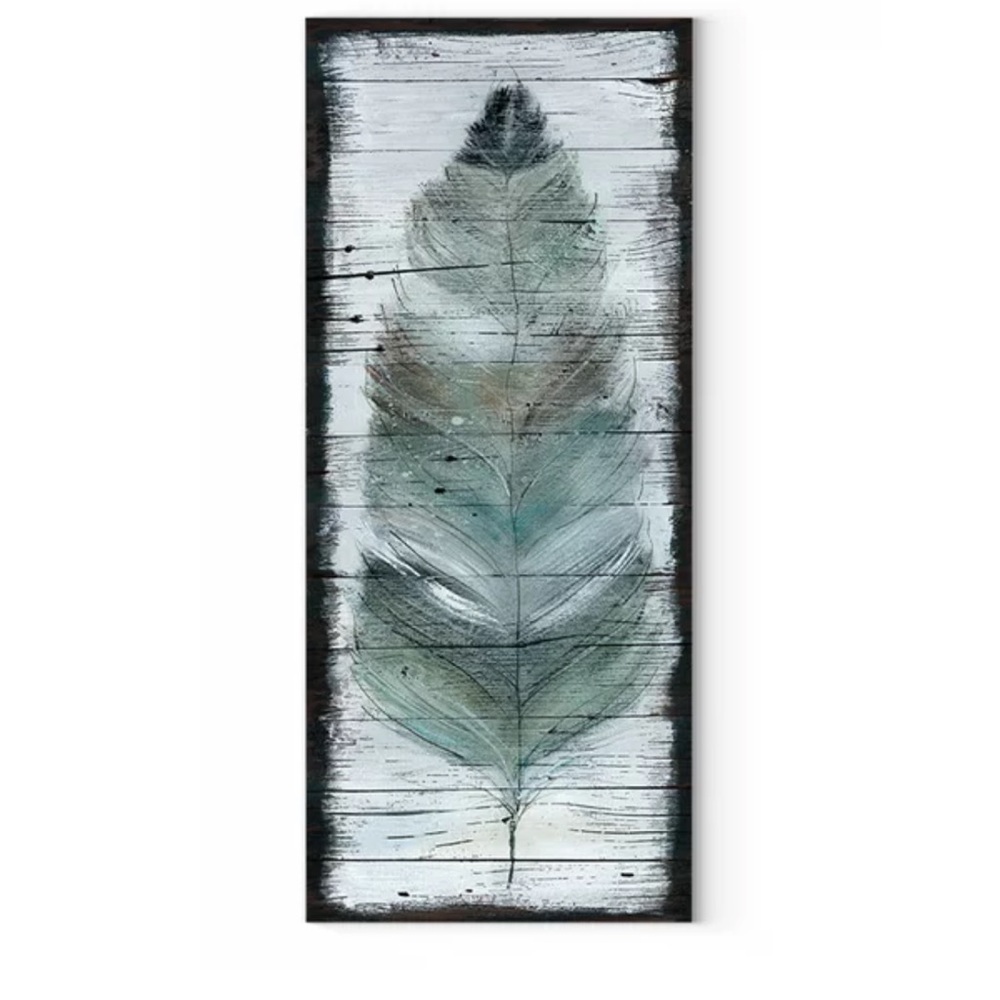 Brand new feather canvas purchased from Wayfair